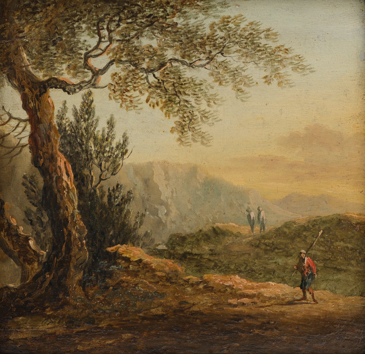 górski krajobraz autorstwa Johann Josef Schindler