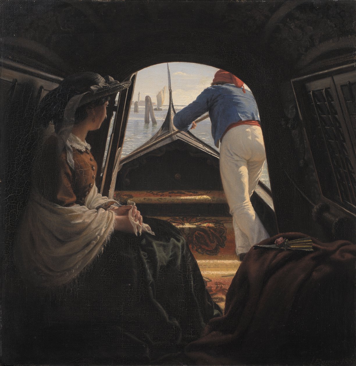 Gondola autorstwa Johann Julius Exner