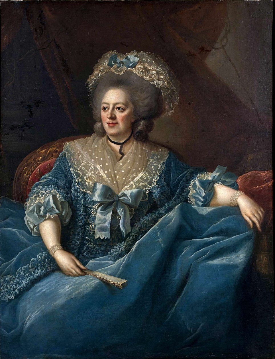 Francja: Marie-Louise-Thérèse-Victoire de France, znana jako Madame Victoire, córka Ludwika XV (1733-1799) autorstwa Johann Julius Heinsius