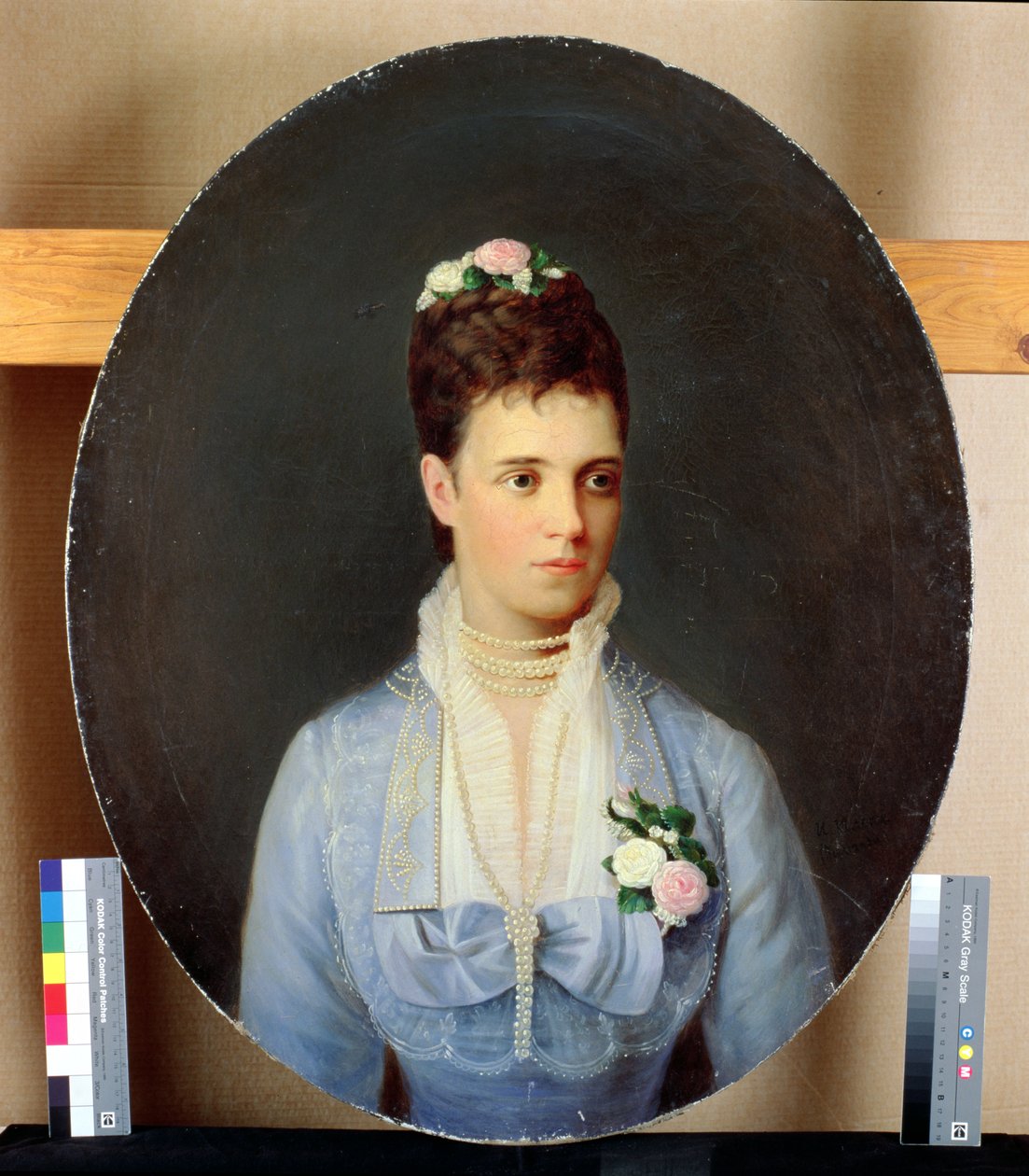 Portret cesarzowej Rosji Marii Fiodorowny (1847-1928) autorstwa Johann Koler