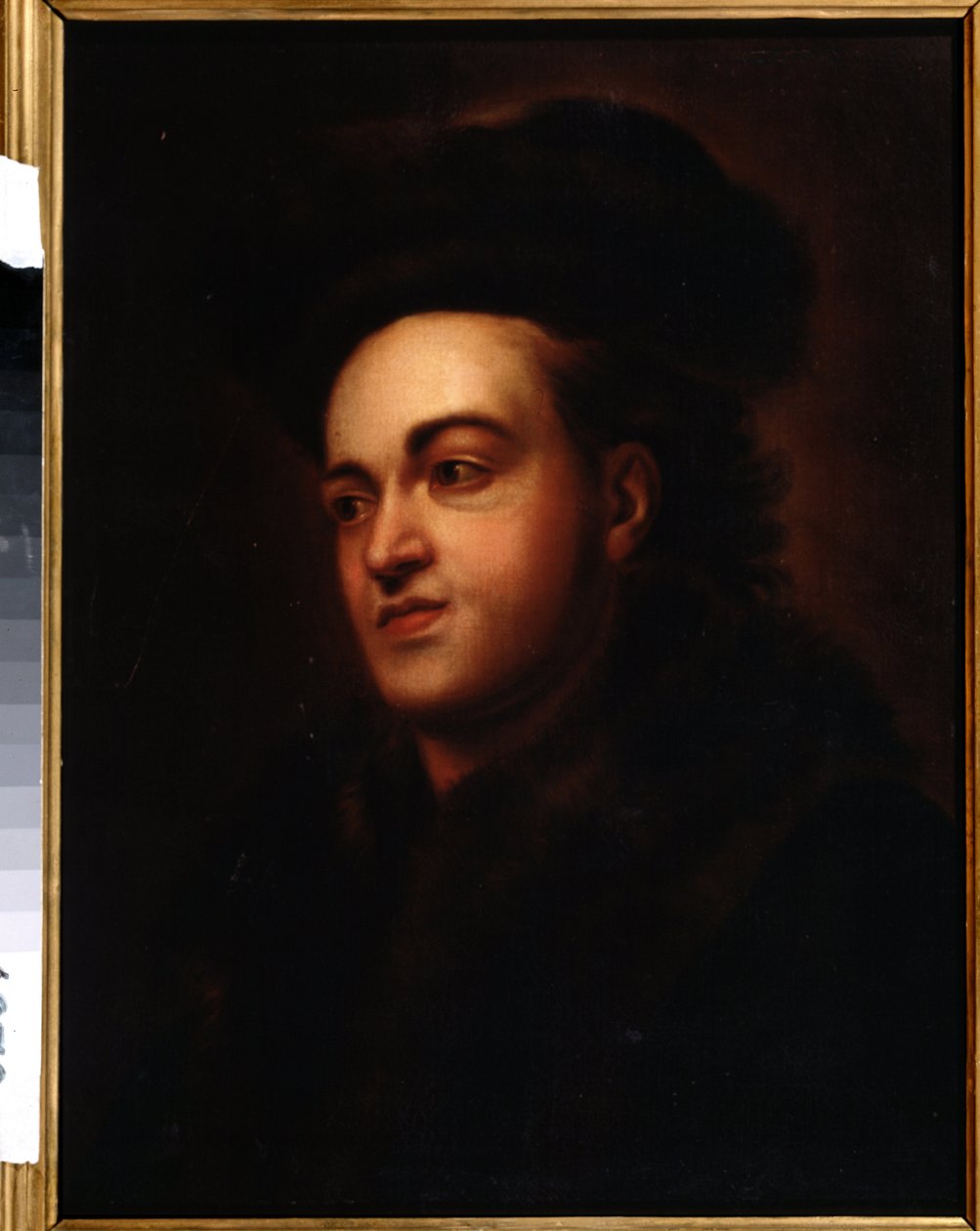 Portret młodego mężczyzny. Portret młodego mężczyzny. Obraz Jana lub Johanna Kupetzkiego (Kupecky, Kupezky, Kupetzky, Kupecki, Kopecki autorstwa Johann Kupetzky