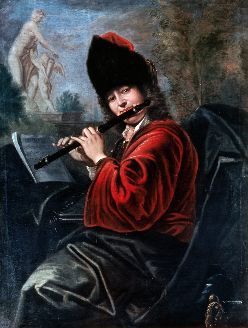 Flecista poprzeczny autorstwa Johann Kupetzky