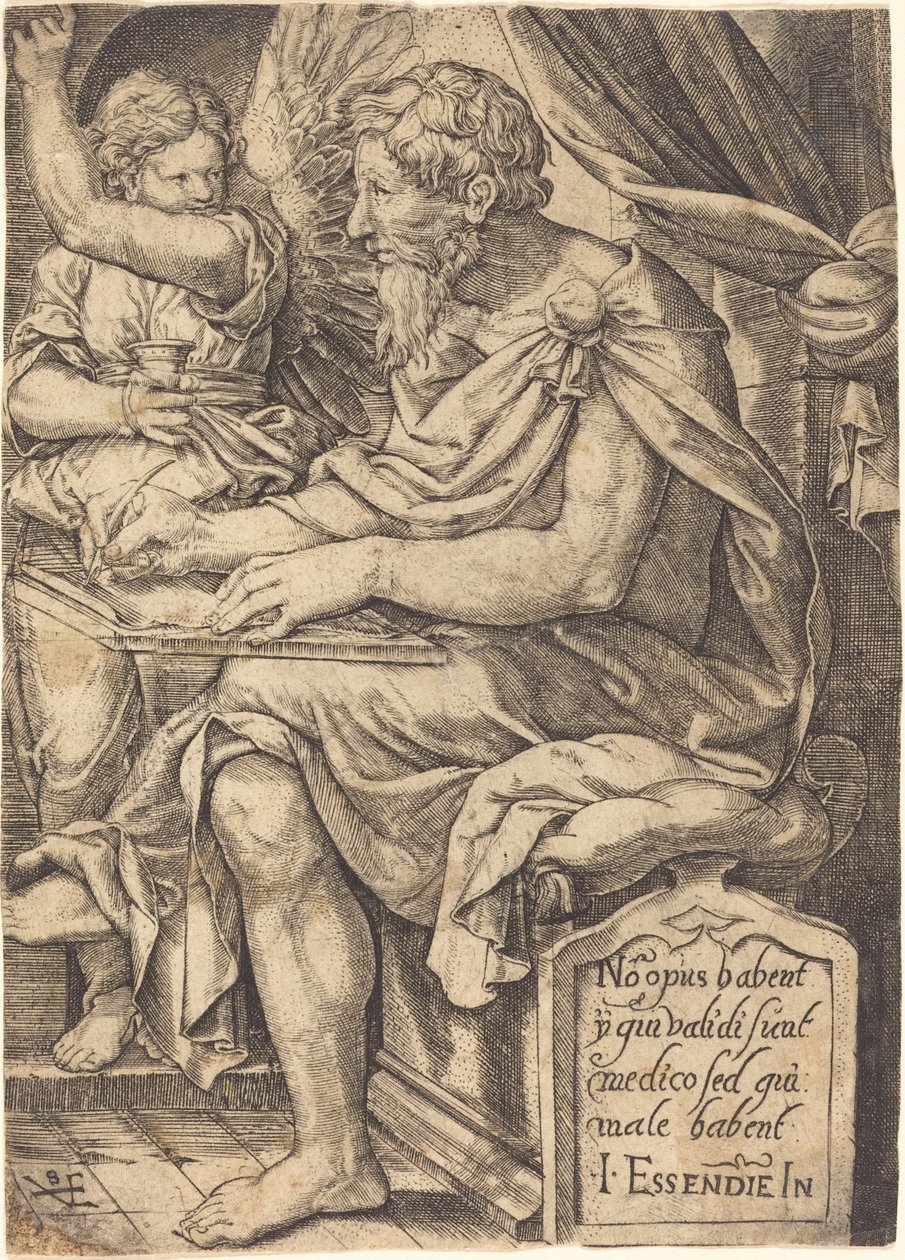 Św. Mateusz autorstwa Johann Ladenspelder