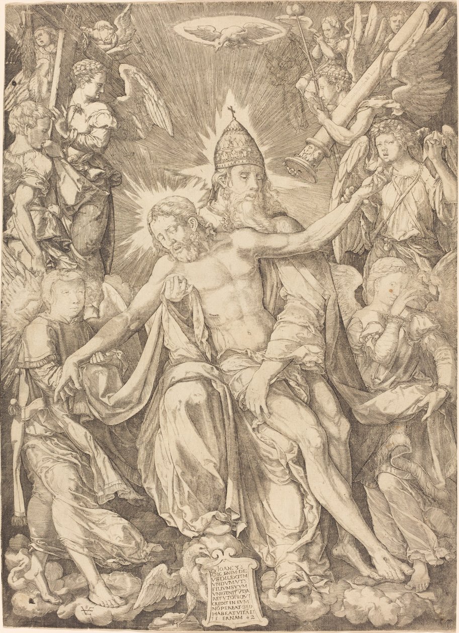 Święta trójca autorstwa Johann Ladenspelder