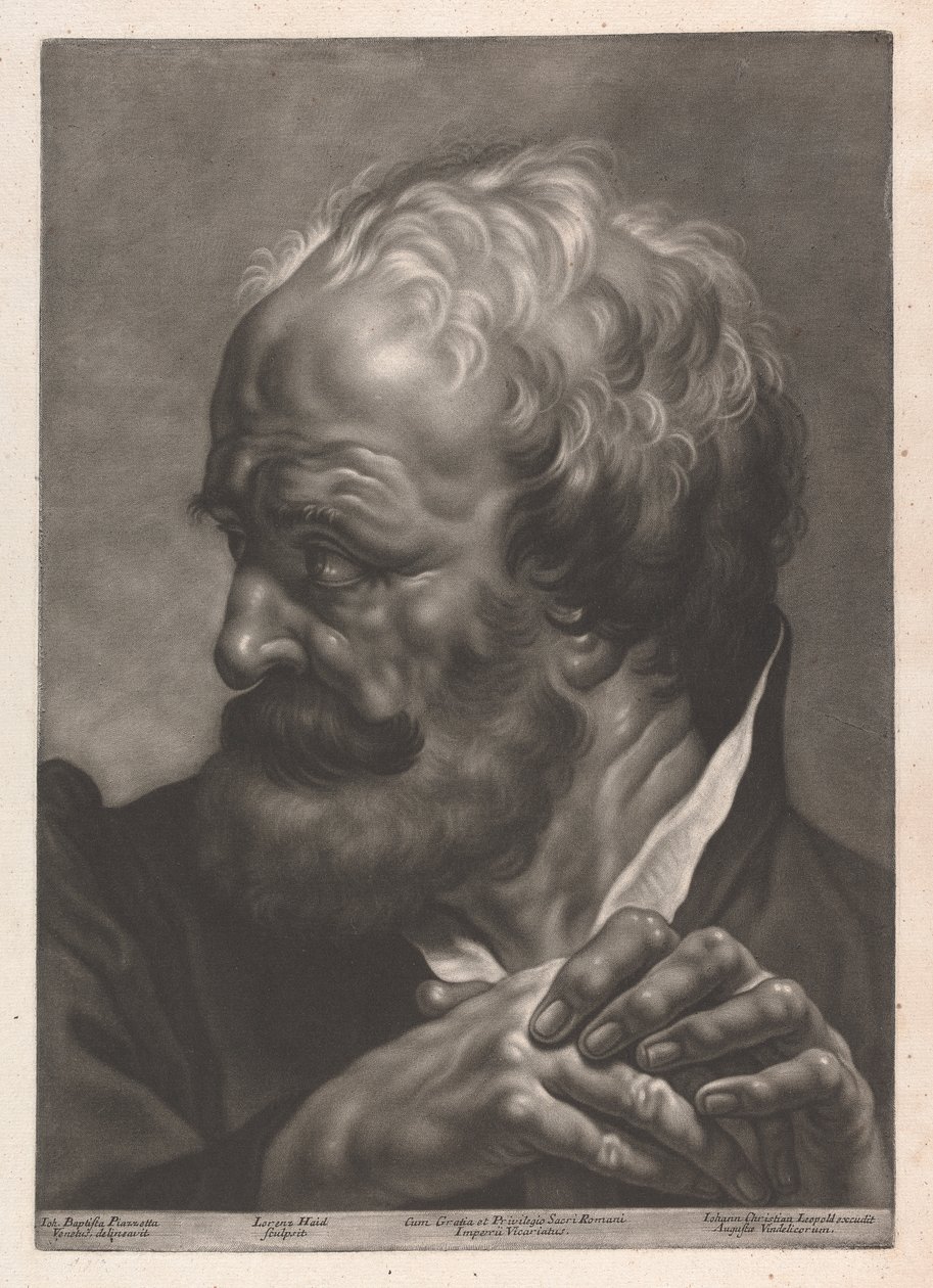 Portret mężczyzny autorstwa Johann Lorenz Haid