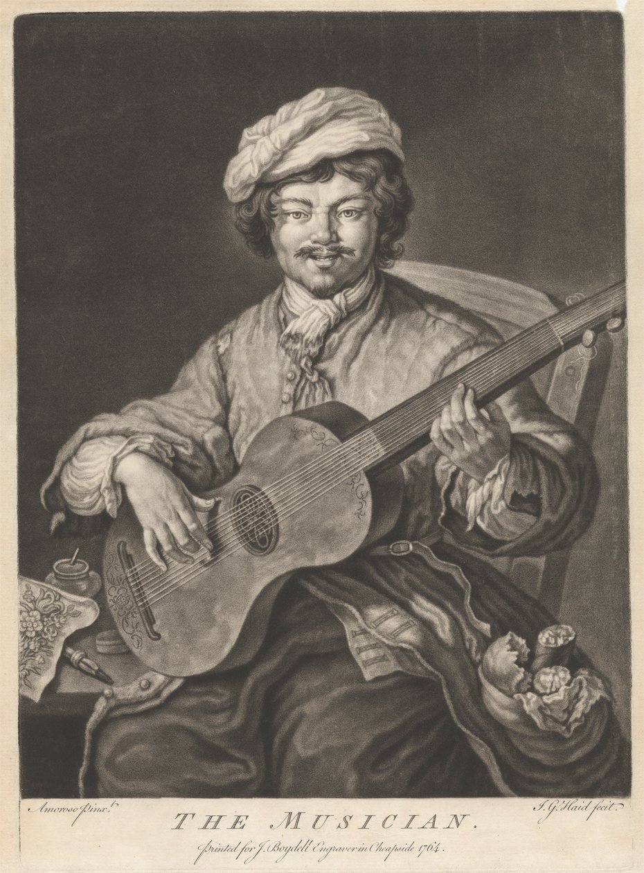 o polonês músico autorstwa Johann Lorenz Haid