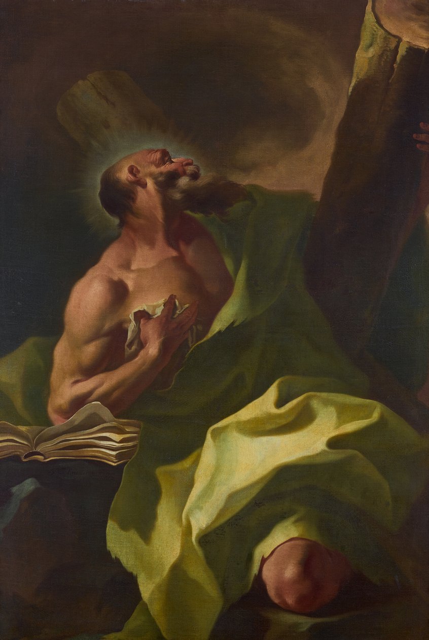 Apostoł Andrzej autorstwa Johann Lucas Kracker