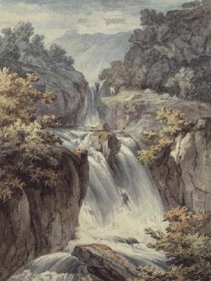 Wodospad autorstwa Johann Ludwig Alberli