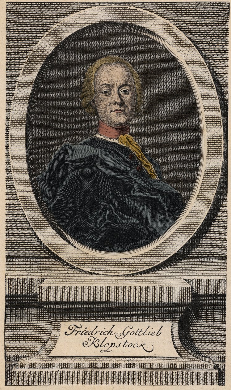 Friedrich Gottlieb Klopstock (1724-1803), niemiecki poeta autorstwa Johann Martin Bernigeroth