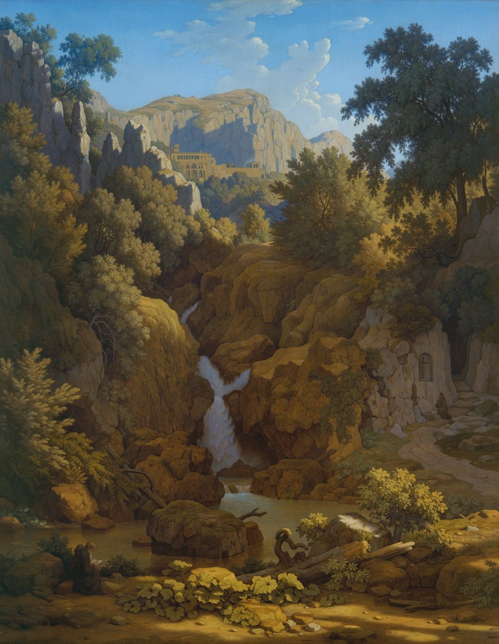 W Subiaco autorstwa Johann Martin von Rohden