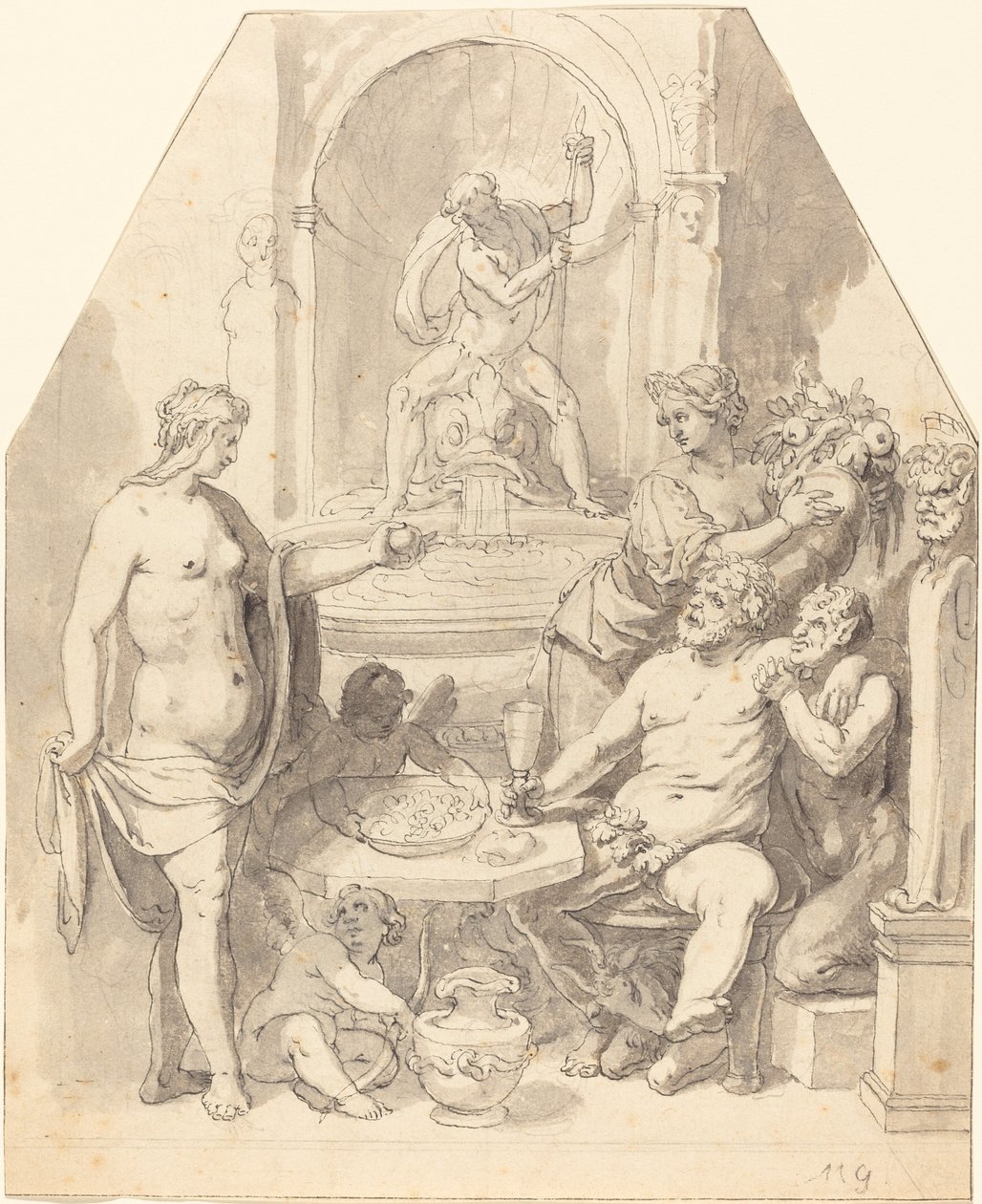 Bez Ceres i Bachusa Wenus zamarza autorstwa Johann Matthias Kager