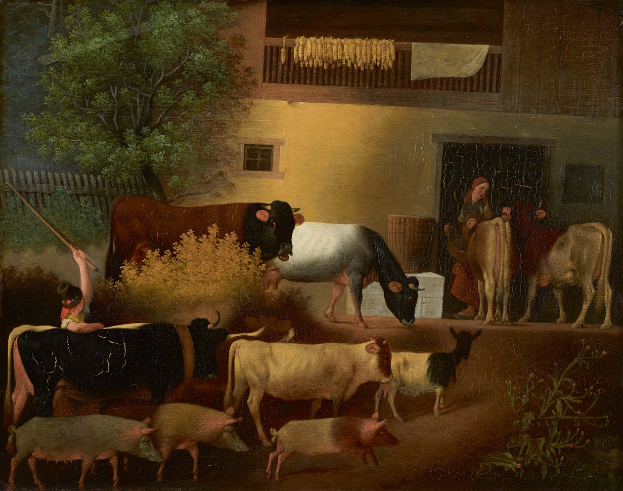 Powrót stada autorstwa Johann Michael Neder