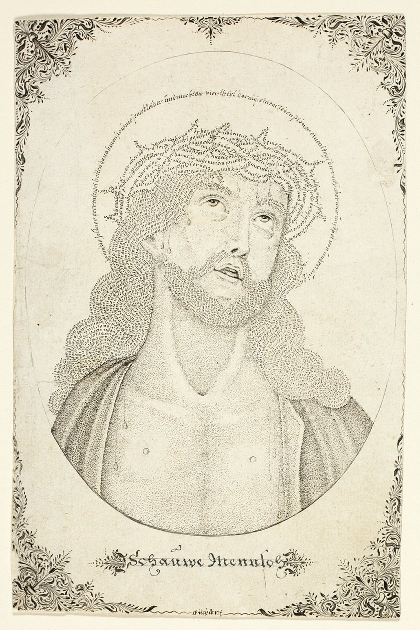 Człowiek smutku autorstwa Johann Michael Puchler