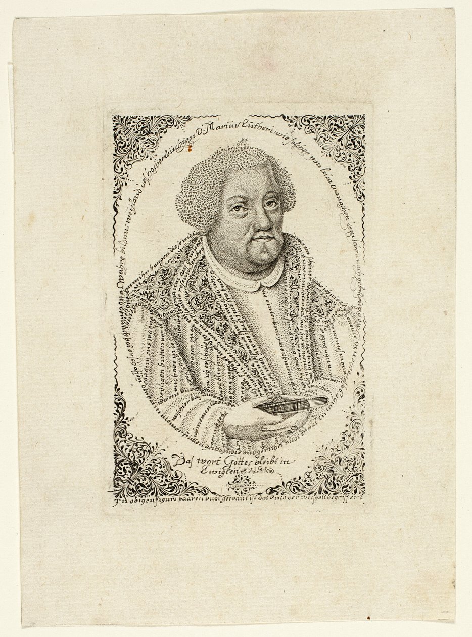 Marcin Luter autorstwa Johann Michael Puchler