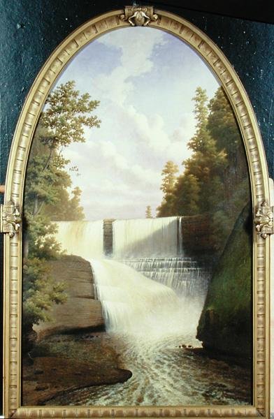 Trenton Falls, West Canada Creek, Nowy Jork autorstwa Johann Mongels Culverhouse