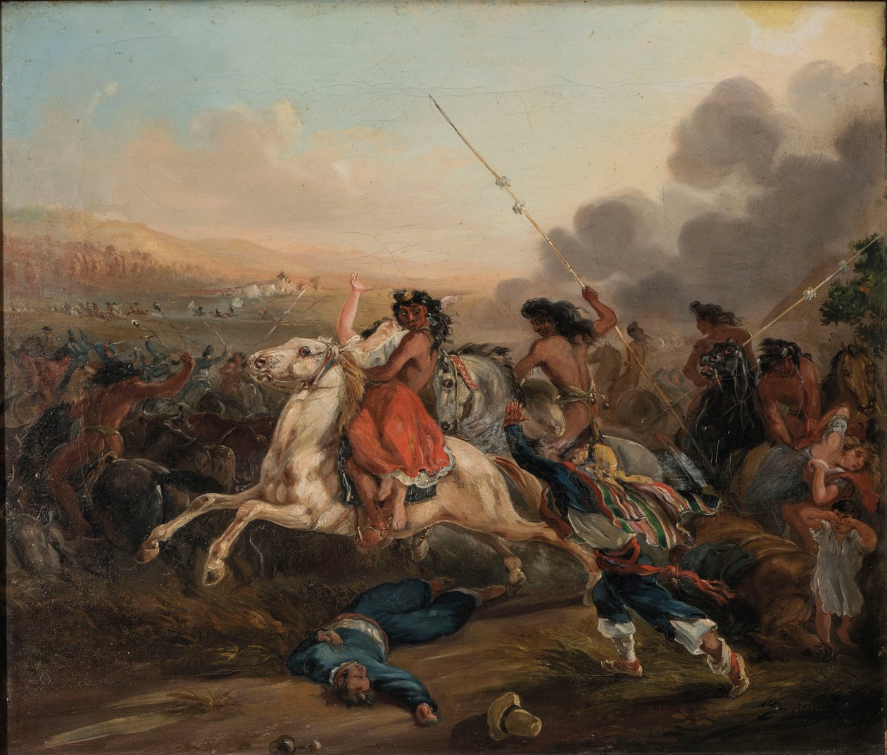 Pochwycenie (El Malón) autorstwa Johann Moritz Rugendas