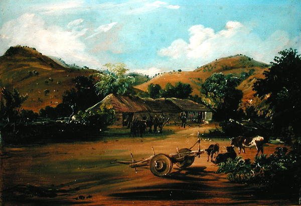 Malarz na farmie „La Huerta” autorstwa Johann Moritz Rugendas