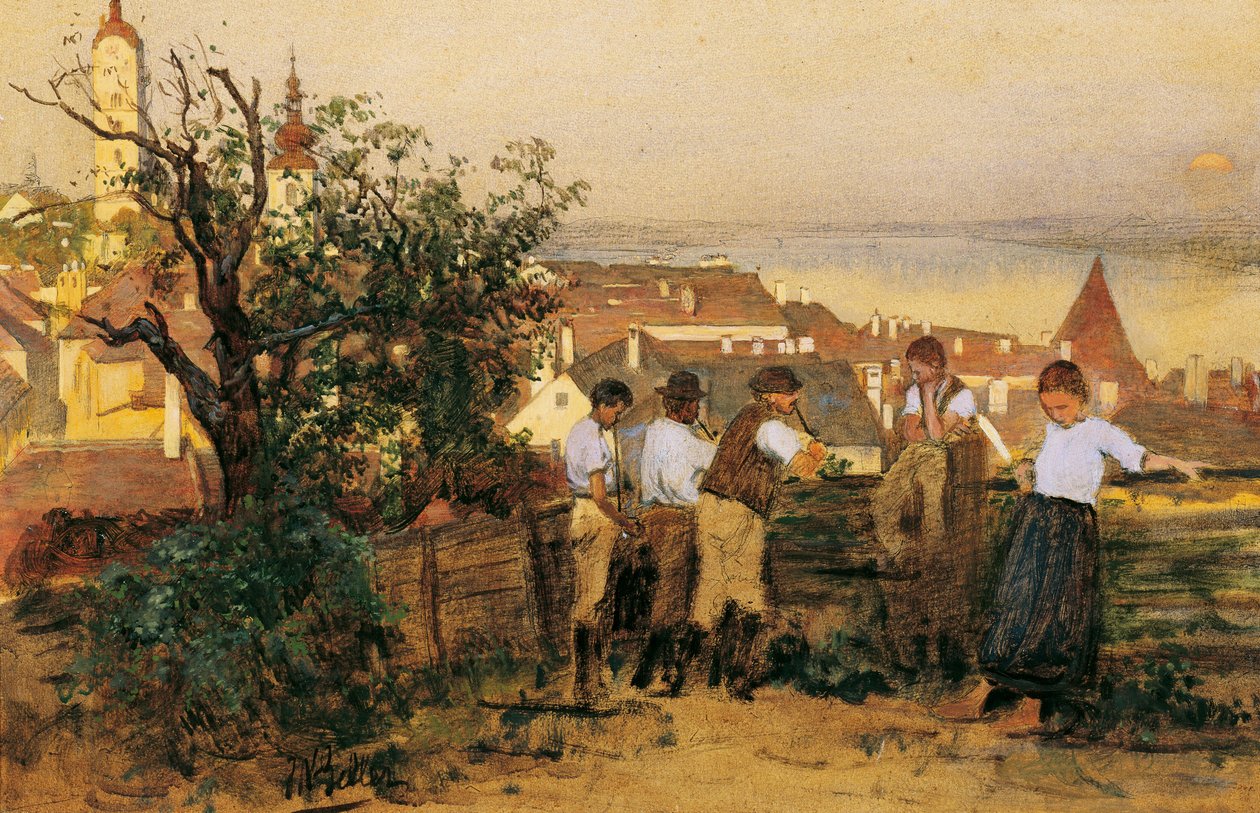 Ze Stein an der Donau autorstwa Johann Nepomuk Geller