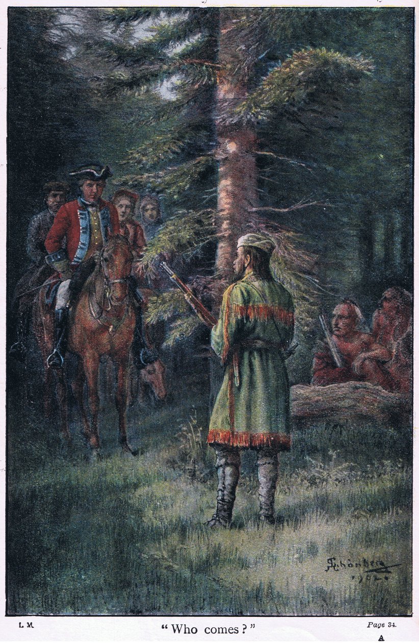 Kto przychodzi?, 1910 autorstwa Johann Nepomuk Schonberg