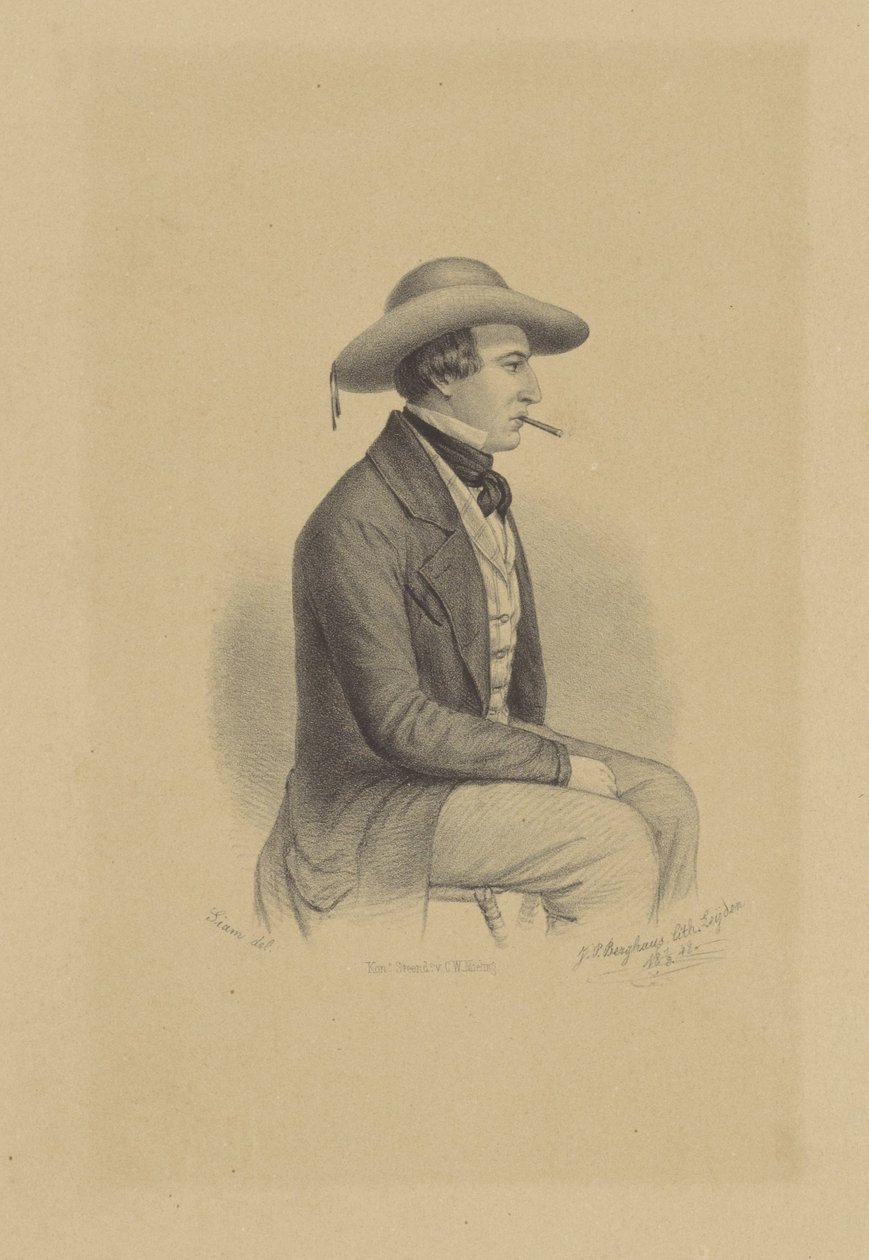 Portret Jeana Henri de Laat de Kanter autorstwa Johann Peter Berghaus