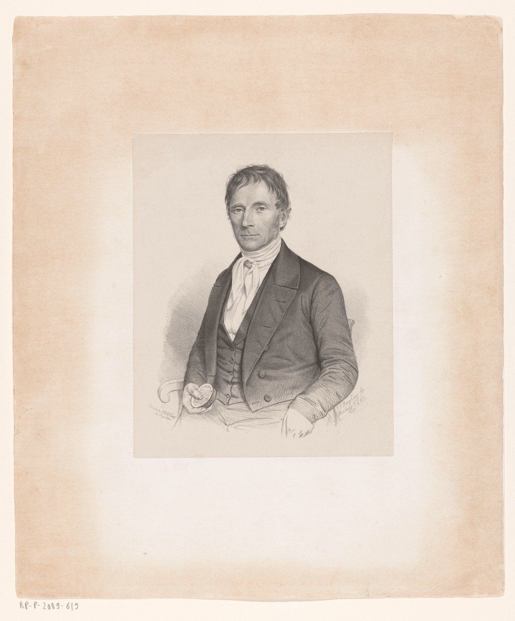 Portret baroneta Hugo van Beresteyn autorstwa Johann Peter Berghaus
