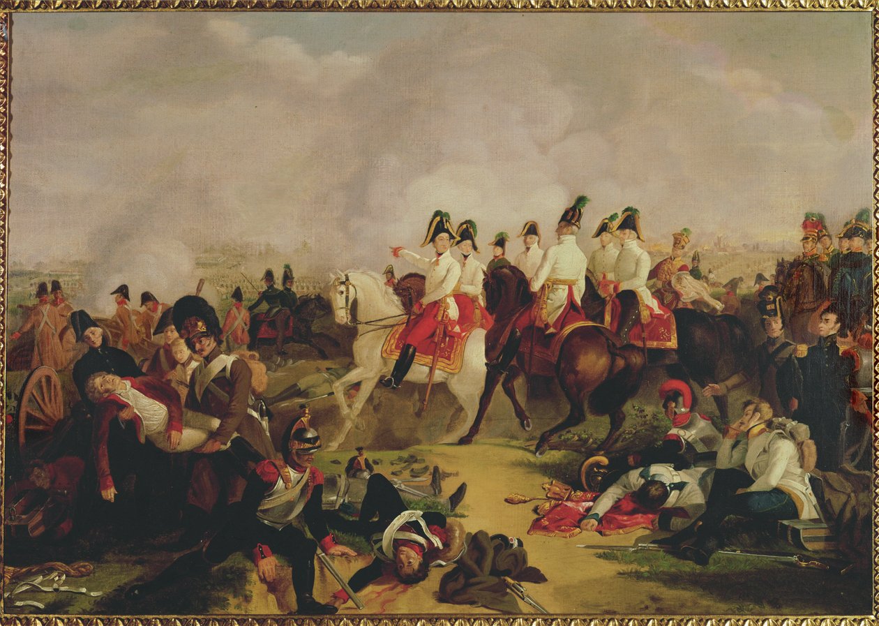 Zwycięstwo arcyksięcia Karola nad Napoleonem I pod Aspern koło Wiednia ... autorstwa Johann Peter Krafft