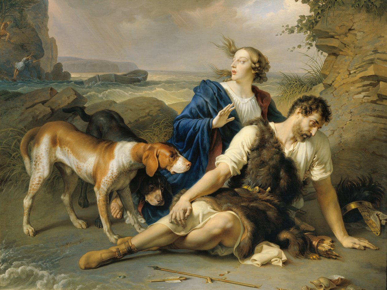 Arindal i Daura autorstwa Johann Peter Krafft