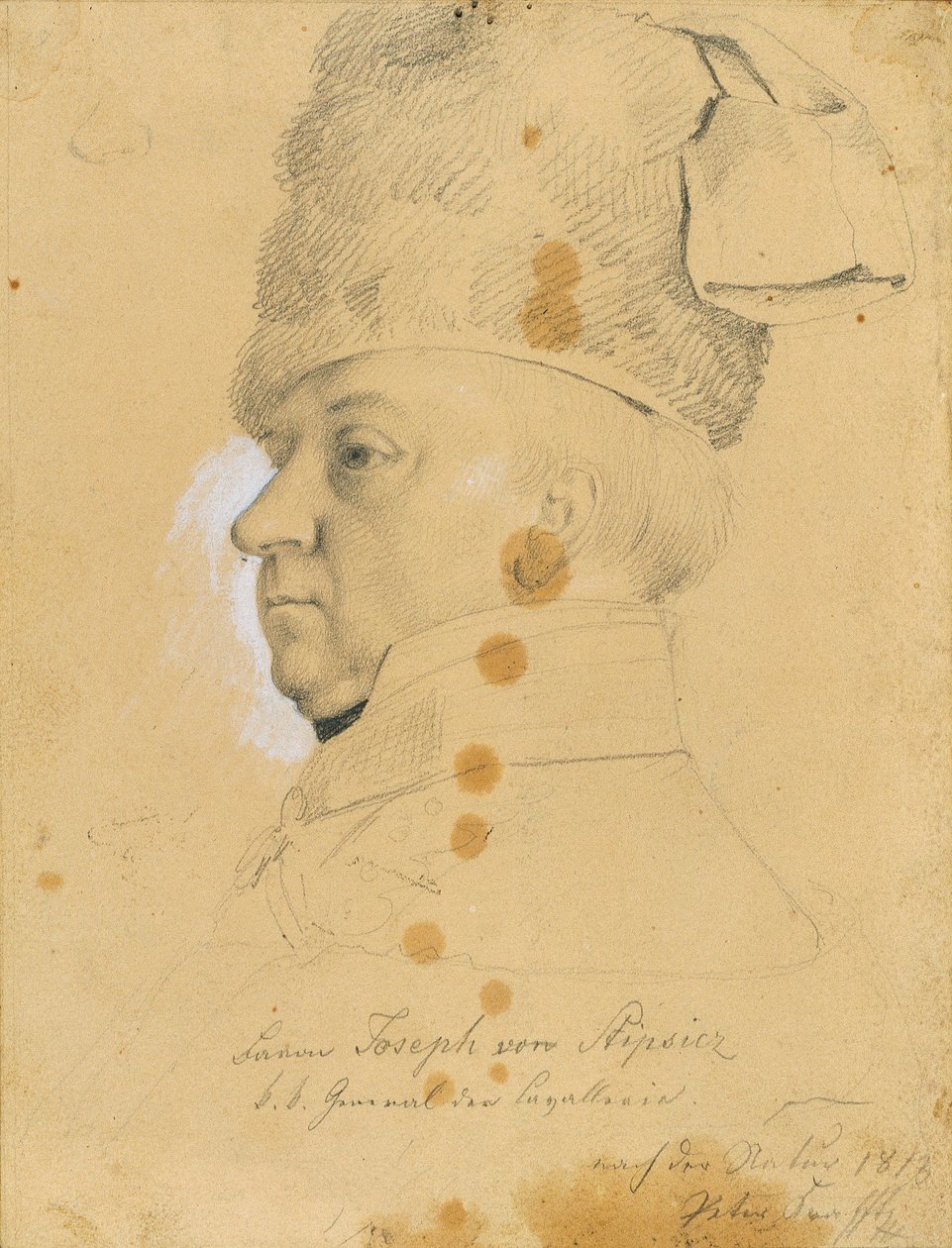 Generał Joseph Baron von Stipsicz autorstwa Johann Peter Krafft
