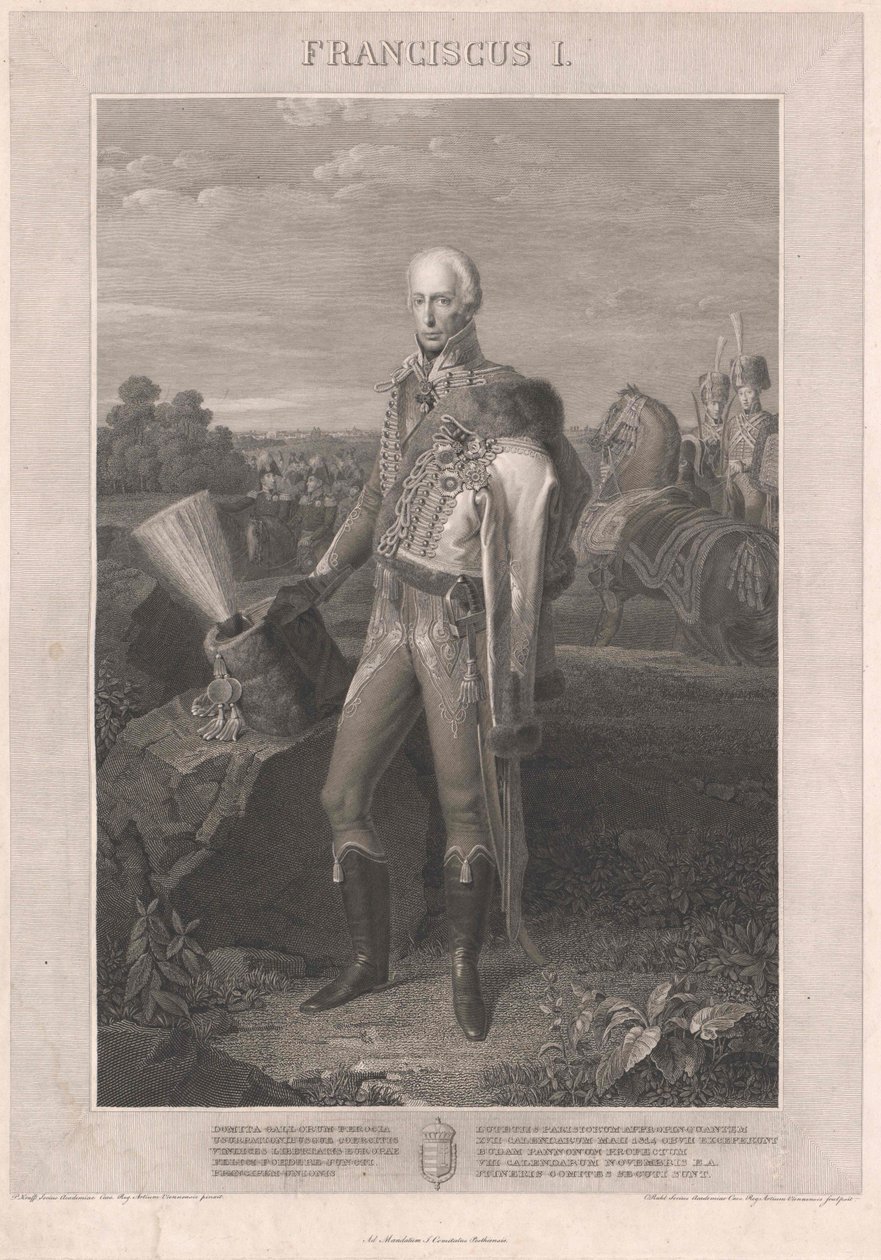 Święty Cesarz Rzymski Franciszek II (rycina) autorstwa Johann Peter Krafft