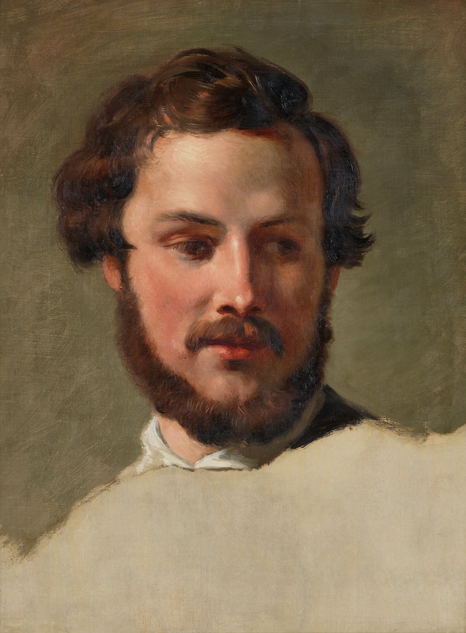 głowa młodego człowieka autorstwa Johann Peter Krafft