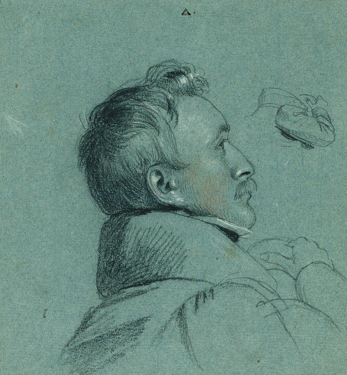 Studium głowy do „Powrotu cesarza Franza z Pressburga” autorstwa Johann Peter Krafft