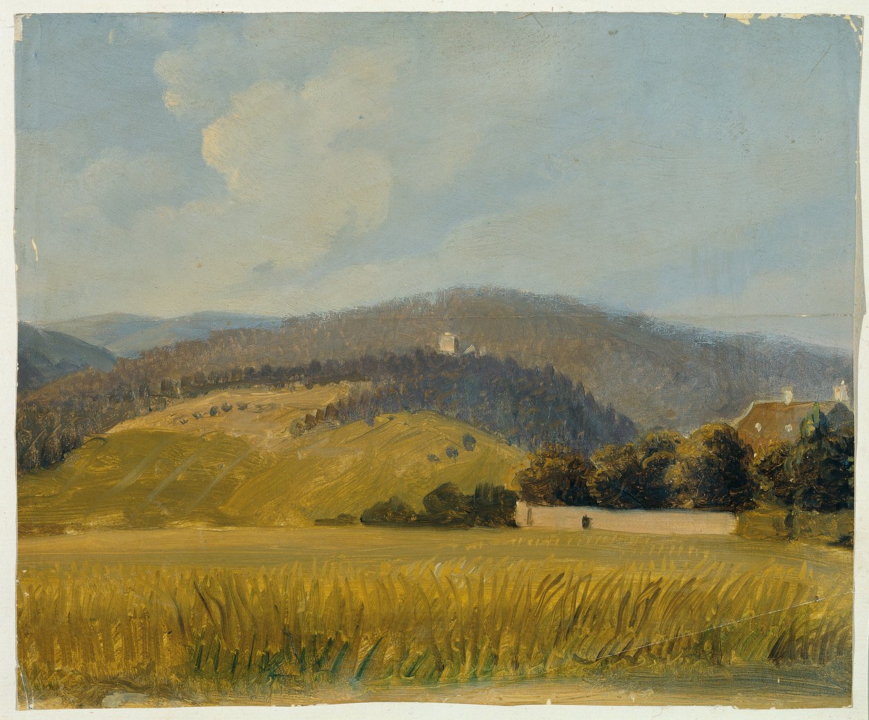 krajobraz w pobliżu Badenii autorstwa Johann Peter Krafft