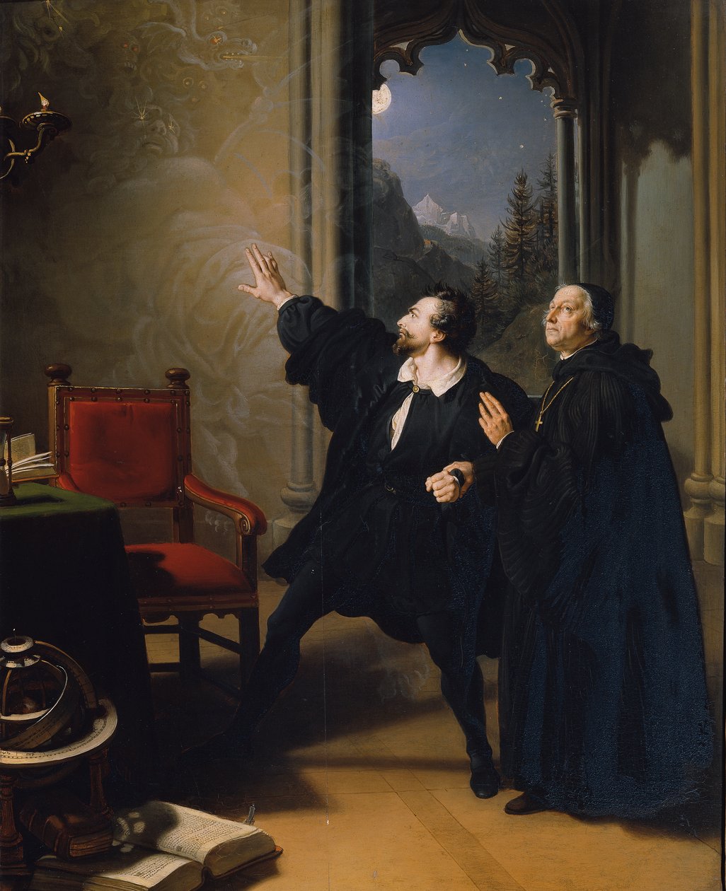 Godzina śmierci Manfreda autorstwa Johann Peter Krafft