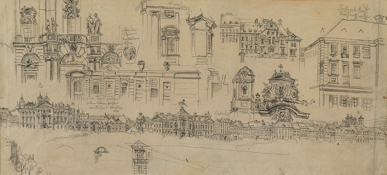 Panorama Josefstadt autorstwa Johann Peter Krafft