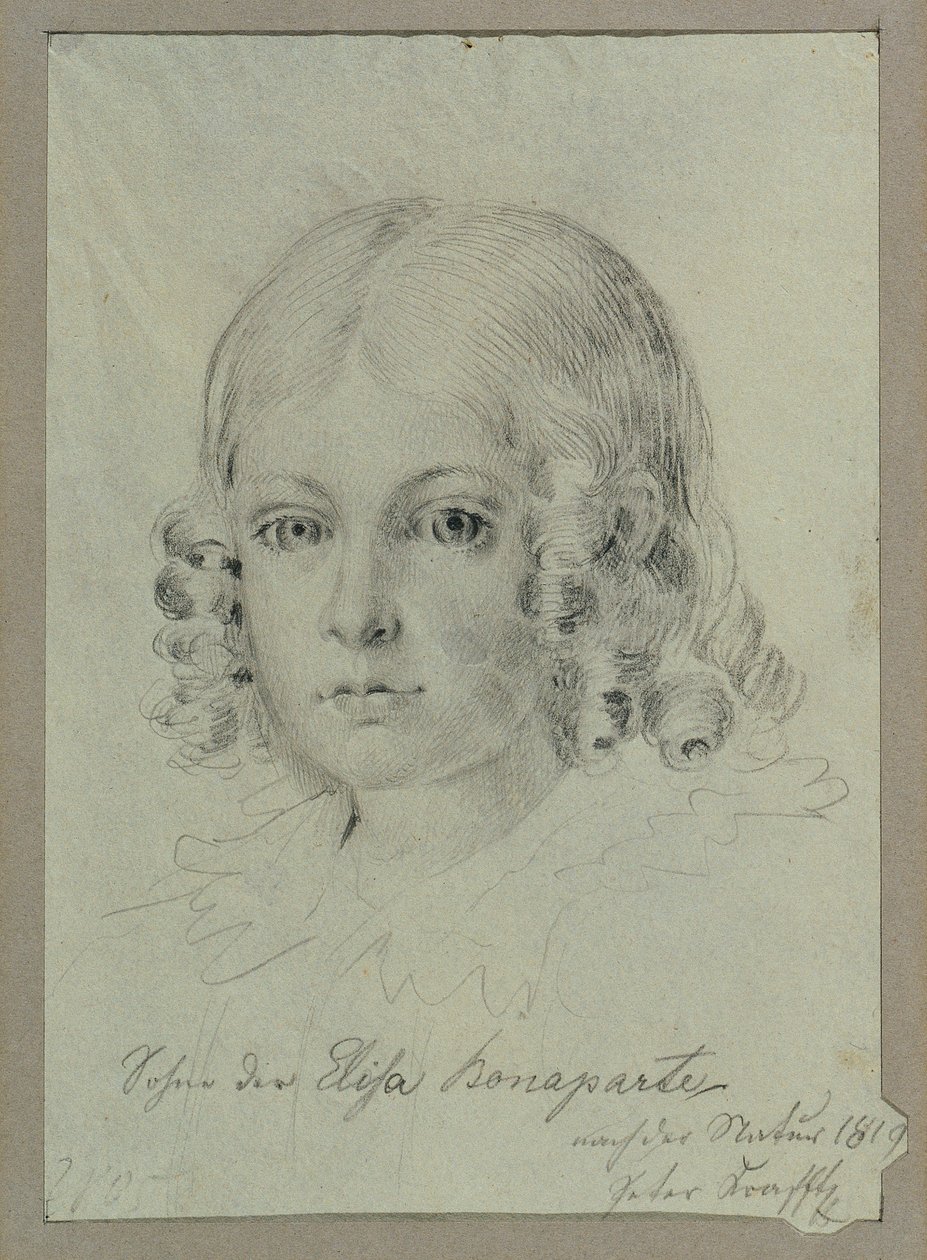 Syn Elisy Bonaparte autorstwa Johann Peter Krafft