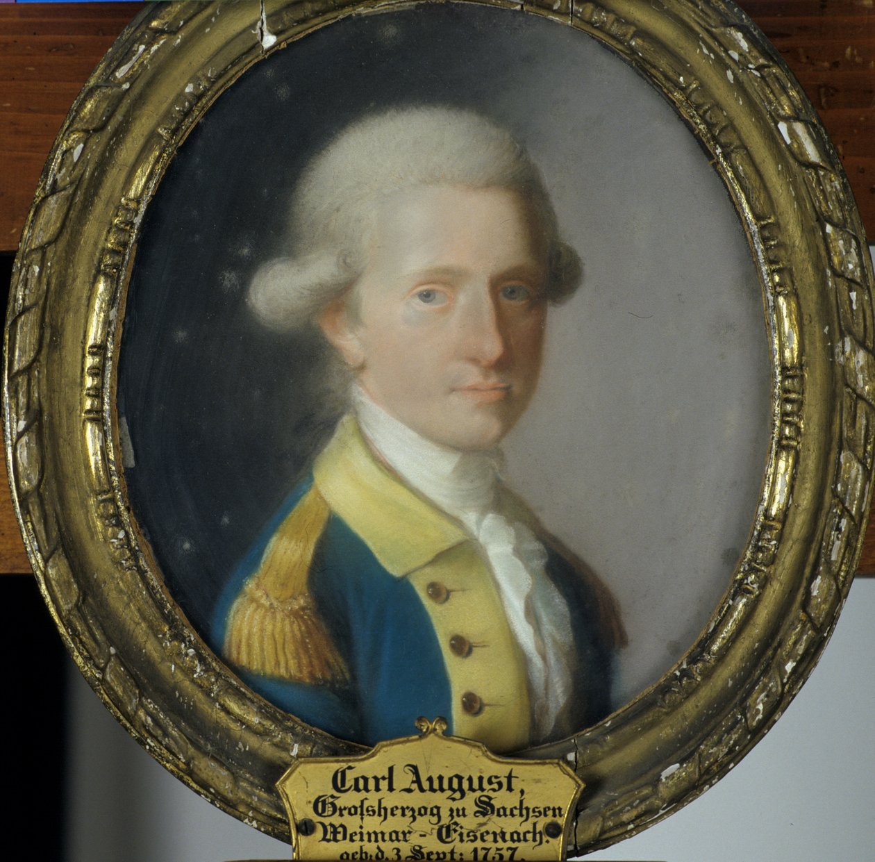 Carl August, wielki książę Sachsen-Weimar-Eisenach, 1780 autorstwa Johann Philipp Bach