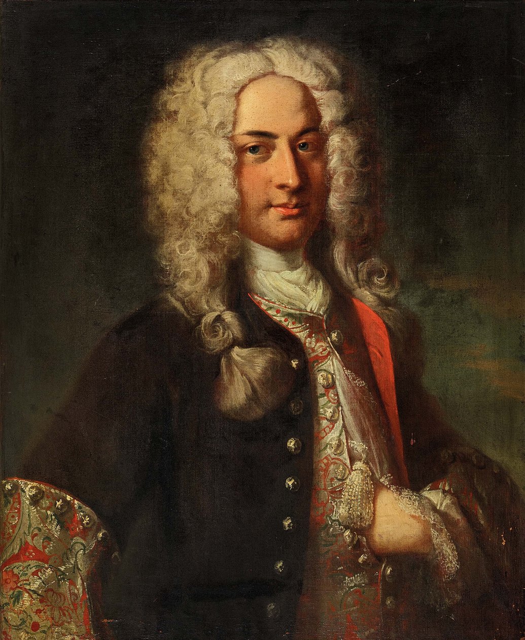 Portret Niklausa Sigmunda Steigera autorstwa Johann Rudolf Huber