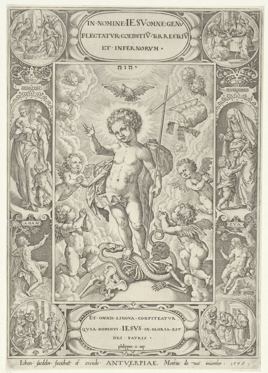 Chrystus jako dziecko autorstwa Johann Sadeler (I)