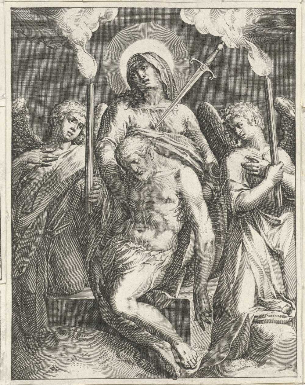 Współczucie autorstwa Johann Sadeler (I)
