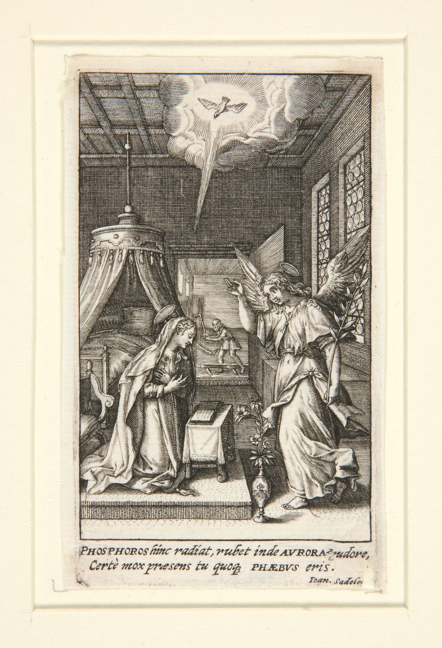 Zwiastowanie autorstwa Johann Sadeler I