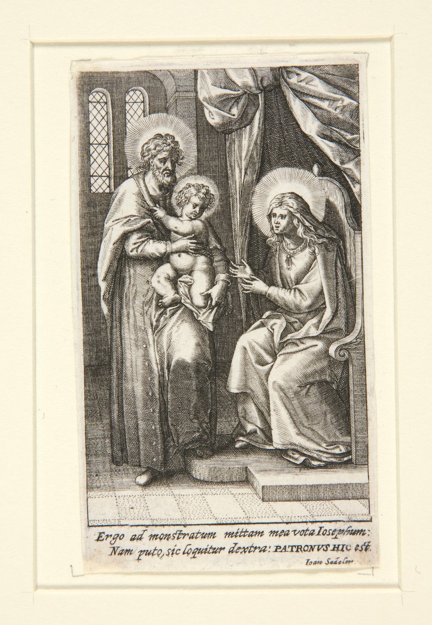 Święta Rodzina autorstwa Johann Sadeler I