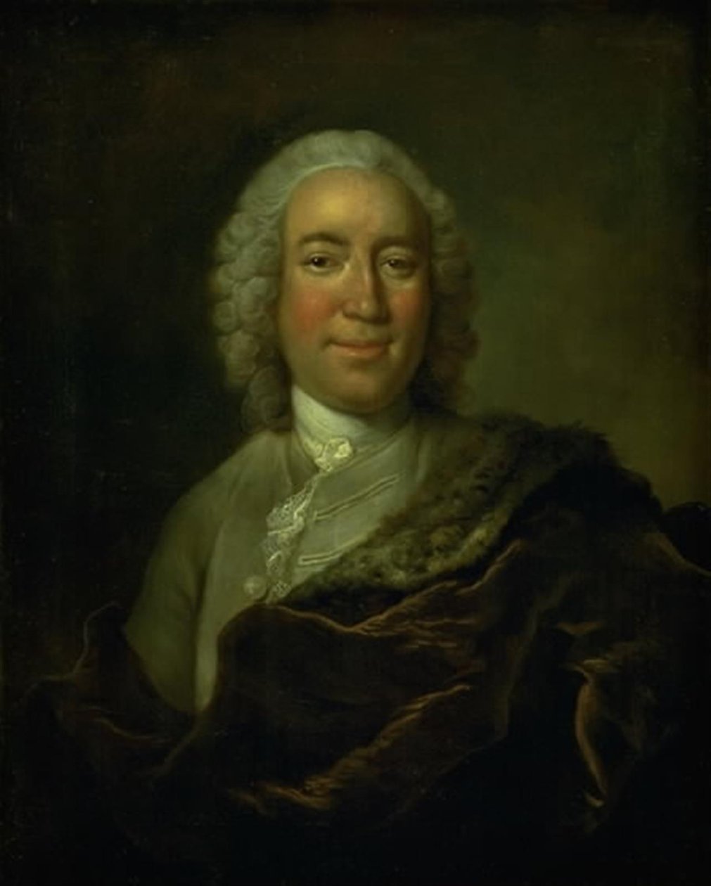 Gerhard Morell, opiekun Królewskiego Duńskiego Kunstkammer autorstwa Johann Salomon Wahl