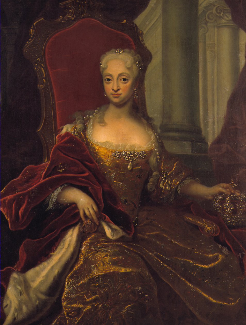 Louisemecklenburgdenmark autorstwa Johann Salomon Wahl