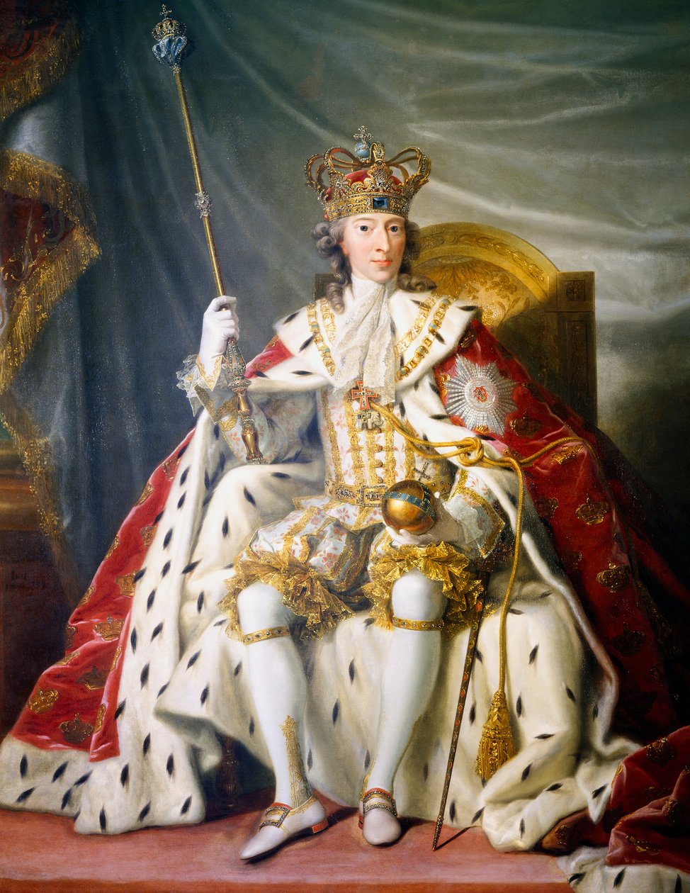 Portret Christiana VI Danii (Kopenhaga) autorstwa Johann Salomon Wahl