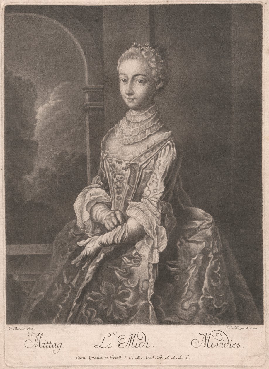 Południe autorstwa Johann Simon Negges