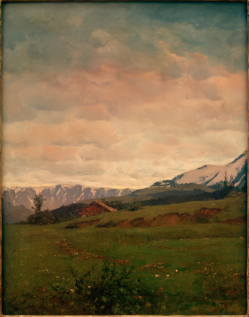 Wiosna w górach autorstwa Johann Sperl