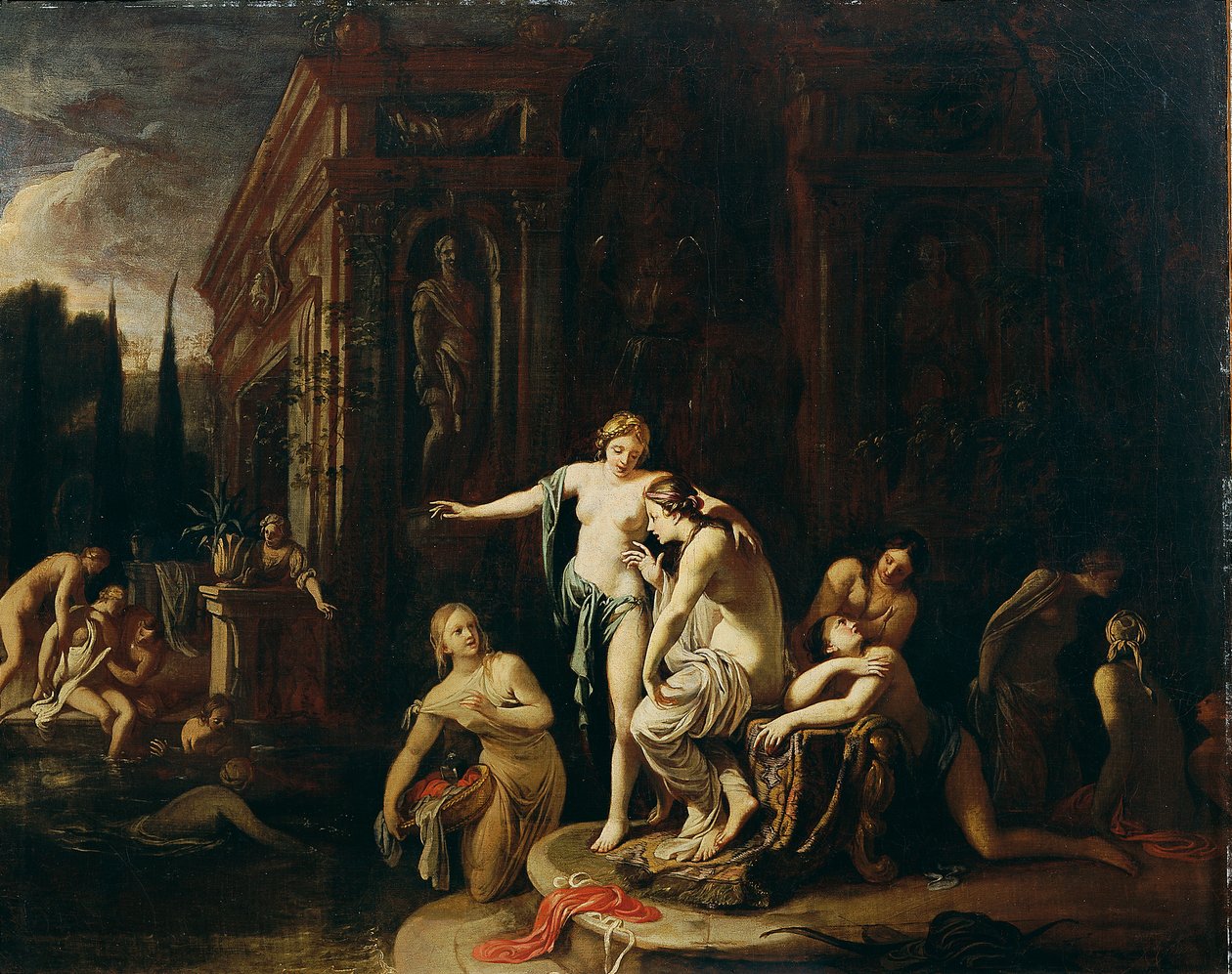Diana i Callisto w wannie autorstwa Johann Spillenberger