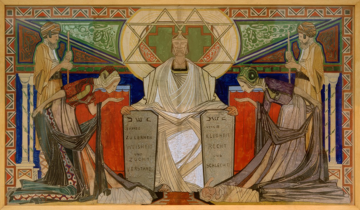 Wyrok Salomona autorstwa Johan Thorn Prikker