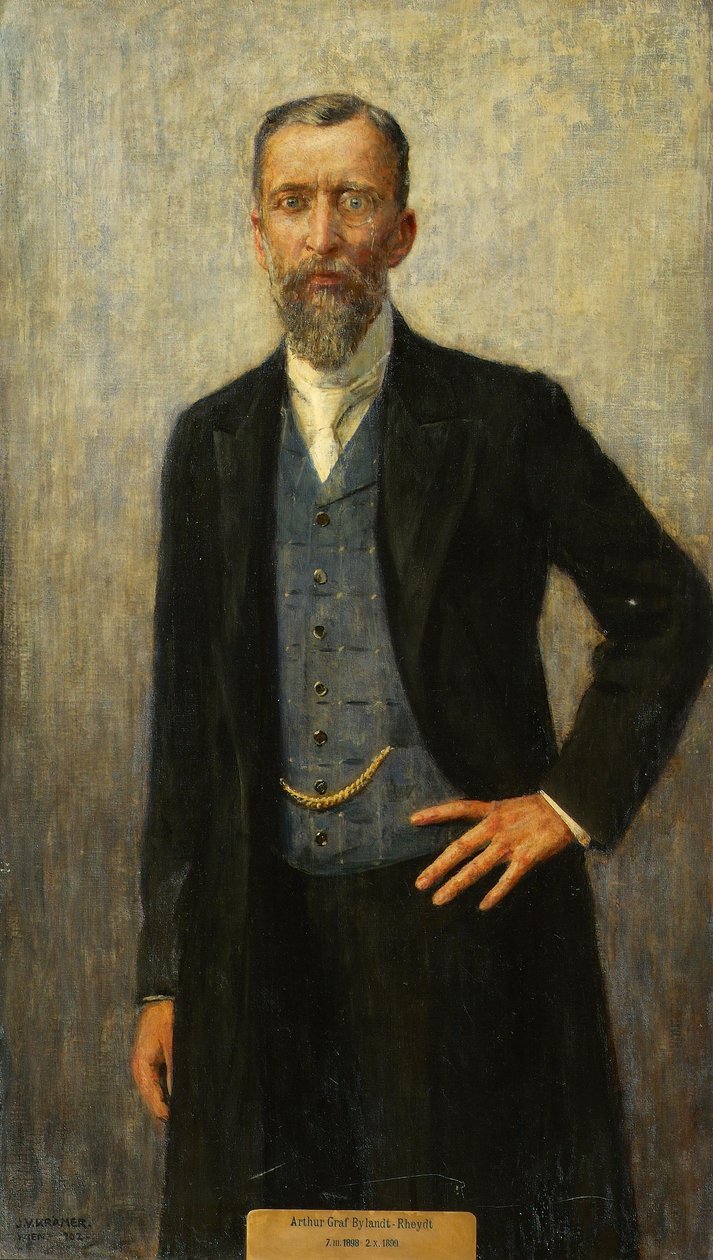 Artur hrabia Bylandt-Rheydt autorstwa Johann Victor Krämer