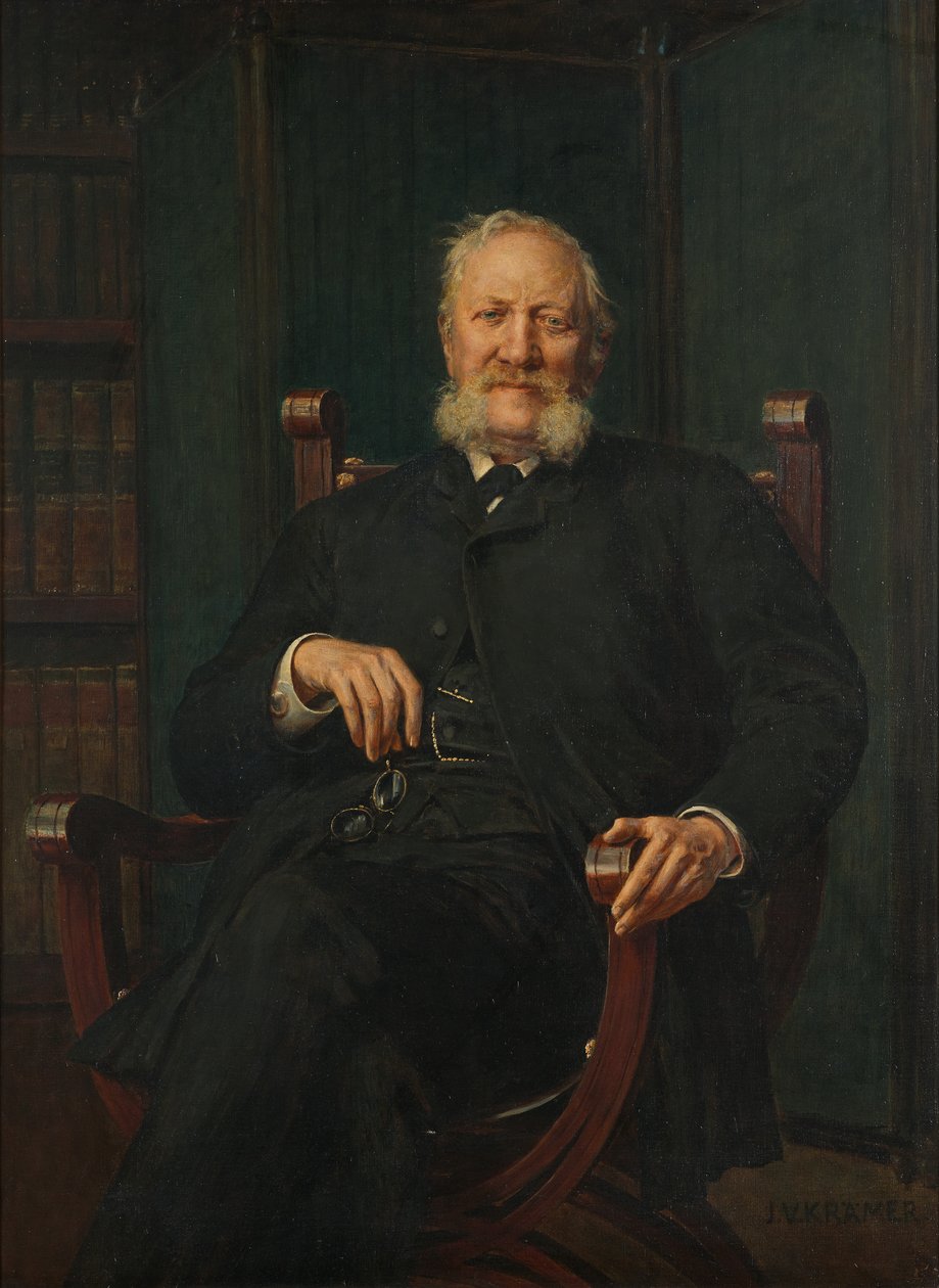 Dr Karl Stremayr autorstwa Johann Victor Krämer